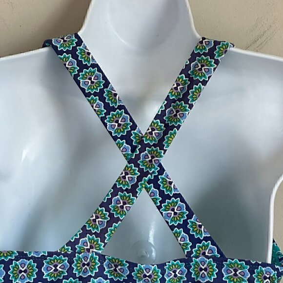 EUC - Catalina Royal Garden One Piece Swimsuit - Size 8/10 - Picture 7 of 9